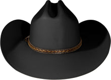 Load image into Gallery viewer, Buy Black Stallion Pinch Style Cowboy Hat
