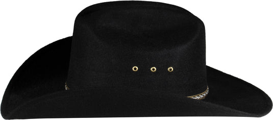 Black Cub Pinch Style Cowboy Hat