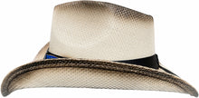 Load image into Gallery viewer, Side of US flag cowboy hat.

