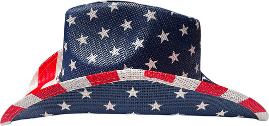 American Patriot Flag 4th of July United States Cowboy Hat