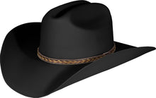 Load image into Gallery viewer, Buy Black Stallion Pinch Style Cowboy Hat
